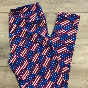 LuLaRoe US Flag leggings
